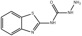 Hydrazinecarboxamide, N-2-benzothiazolyl- (9CI),127188-39-0,结构式