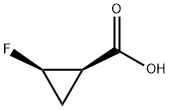 (1R,2R)-2-fluorocyclopropanecarboxylic acid Struktur
