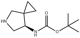 Carbamic acid, (7R)-5-azaspiro[2.4]hept-7-yl-, 1,1-dimethylethyl ester (9CI) Structure