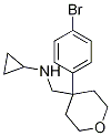 N-([4-(4-BROMOPHENYL)OXAN-4-YL]METHYL)CYCLOPROPANAMINE Struktur