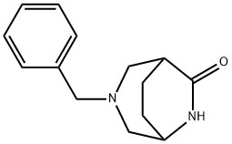 3,6-Diazabicyclo[3.2.2]nonan-7-one, 3-(phenylMethyl)- Structure