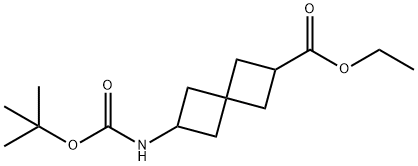 Spiro[3.3]heptane-2-carboxylic acid, 6-[[(1,1-dimethylethoxy)carbonyl]amino]-, ethyl ester