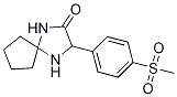 3-(4-甲砜基苯基)-1,4-二氮杂螺[4.4]壬烷-2-酮,1272755-86-8,结构式