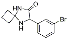 7-(3-溴苯基)-5,8-二氮杂螺[3.4]辛烷-6-酮,1272755-87-9,结构式