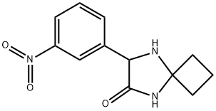 7-(3-Nitrophenyl)-5,8-diazaspiro[3.4]octan-6-one Structure