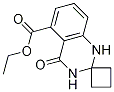 Ethyl 4-Oxospiro[1,2,3,4-tetrahydroquinazoline-2,1'-cyclobutane]-5-carboxylate Struktur