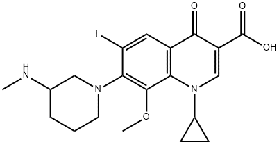 バロフロキサシン 化学構造式