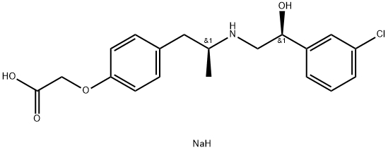 (+/-)-(R*,R*)-[4-[2-[[2-(3-CHLOROPHENYL)-2-HYDROXYETHYL] AMINO]PROPYL]PHENOXY]-ACETIC ACID SODIUM