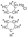１（クロロ水）フエロセン 化学構造式