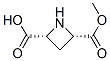 2,4-Azetidinedicarboxylicacid,monomethylester,cis-(9CI) 结构式