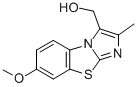 7-METHOXY-2-METHYLIMIDAZO[2,1-B]BENZOTHIAZOLE-3-METHANOL Struktur