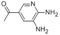 Ethanone, 1-(5,6-diamino-3-pyridinyl)- (9CI) 化学構造式