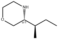 (S)-3-((S)-sec-butyl)morpholine Struktur