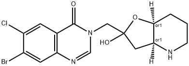 cis-Halofuginone 结构式