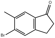 5-溴-6-甲基-2,3-二氢-1H-茚-1-酮,1273655-83-6,结构式