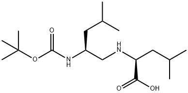 BOC-LEU-(R)-LEU-OH 化学構造式