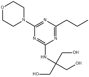 1,3-Propanediol, 2-(hydroxymethyl)-2-((4-(4-morpholinyl)-6-propyl-1,3, 5-triazin-2-yl)amino)-|