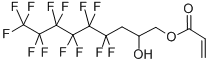 3-PERFLUOROHEXYL-2-HYDROXYPROPYL ACRYLATE Struktur