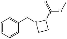 Methyl (2S)-1-benzylazetidine-2-carboxylate, 127382-20-1, 结构式