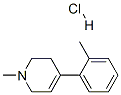 1-METHYL-4-(2-METHYLPHENYL)-1,2,3,6-TETRAHYDROPYRIDINE HYDROCHLORIDE Struktur