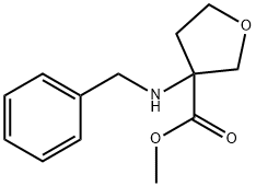 Methyl 3-(benzylamino)oxolane-3-carboxylate Structure