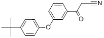 3-[4-(1,1-DIMETHYLETHYL)PHENOXY]-BETA-OXO-BENZENEPROPANENITRILE Struktur