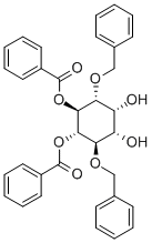 DL-1,4-BIS-O-(PHENYLMETHYL)5,6-DIBENZOATE-MYO-INOSITOL 化学構造式