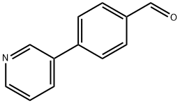 4-(3-ピリジル)ベンズアルデヒド 化学構造式