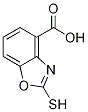 2-Mercapto-benzooxazole-4-carboxylic acid Structure