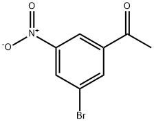 1-(3-溴-5-硝基苯基)乙酮,127413-59-6,结构式