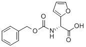 (R)-BENZYLOXYCARBONYLAMINO-FURAN-2-YL-ACETIC ACID Structure