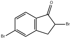 2,5-DIBROMO-2,3-DIHYDRO-1H-INDEN-1-ONE Structure