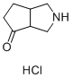 六氢-环戊基并[C]吡咯-4-酮盐酸盐 结构式