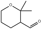 2H-Pyran-3-carboxaldehyde, tetrahydro-2,2-dimethyl- (9CI) Struktur