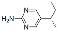 2-Pyrimidinamine, 5-(1-methylpropyl)-, (S)- (9CI) Structure