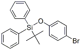 Silane, (4-bromophenoxy)(1,1-dimethylethyl)diphenyl- Structure