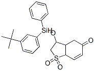 3-tert-butyldiphenylsiloxy-2,3,3a,7a-tetrahydrobenzo(b)thiophen-5(4H)-one 1,1-dioxide 结构式