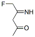 2-Pentanone, 5-fluoro-4-imino- (9CI) 结构式