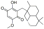 2-Hydroxy-3-[(2,5,5-trimethyl-1,8a-methanodecalin-1-yl)methyl]-5-methoxy-2,5-cyclohexadiene-1,4-dione Structure