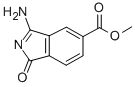 1H-Isoindole-5-carboxylicacid,3-amino-1-oxo-,methylester(9CI) Struktur