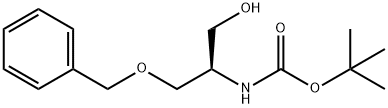 (R)-(+)-2-(BOC-氨基)-3-苄氧基-1-丙醇,127559-33-5,结构式