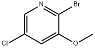 2-Bromo-3-Methoxy-5-Chloropyridine Struktur