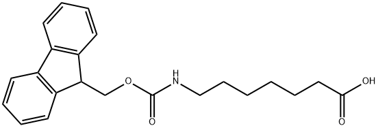 FMOC-7-AMINO-HEPTANOIC ACID Struktur