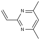 4,6-二甲基-2-乙烯基嘧啶 结构式