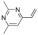 Pyrimidine, 4-ethenyl-2,6-dimethyl- (9CI) Structure