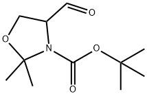 1,1-DIMETHYLETHYL-(R,S)-4-FORMYL-2,2-DIMETHYL-3-OXAZOLIDINECARBOXYLATE Structure