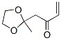 3-Buten-2-one,  1-(2-methyl-1,3-dioxolan-2-yl)- Structure