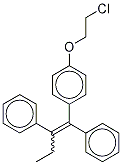 (E/Z)-1-[4-(2-Chloroethoxy)phenyl]-2-(4-hydroxyphenyl)-1-phenyl-1-butene Struktur