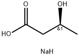 (S)-(+)-3-羟基丁酸钠盐,127604-16-4,结构式