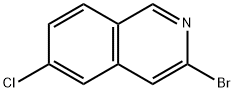 3-broMo-6-chloroisoquinoline Structure